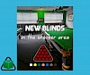 New blinds in the snooker area