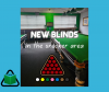 New blinds in the snooker area