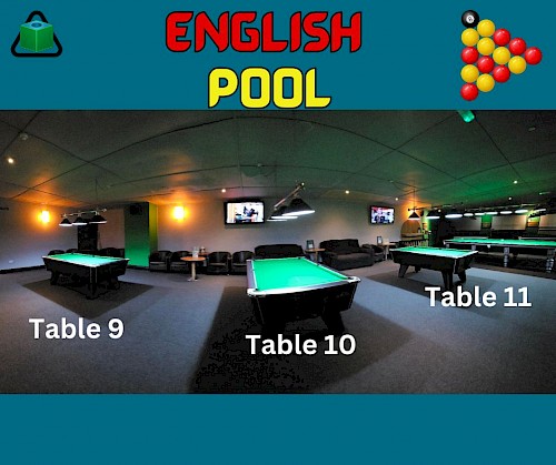 New English Pool Tables Upstairs | Cube and Triangle